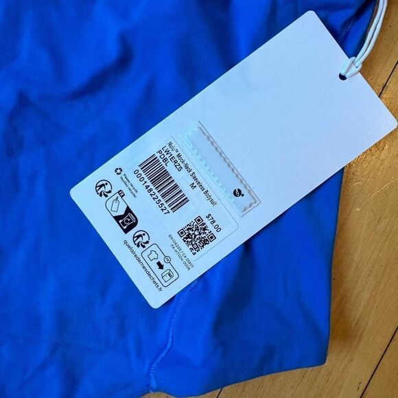 Lululemon Wundermost Ultra-Soft Nulu Mockneck Sleeveless Bodysuit size M NWT - Picture 7 of 8